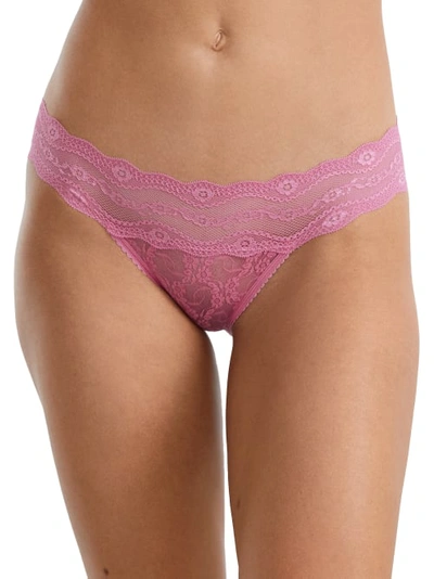 B.tempt'd By Wacoal Lace Kiss Bikini In Mulberry