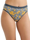 Wacoal Understated Cotton Hi-cut Brief In Deco Floral