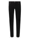 Dolce & Gabbana Black Narrow Fit Denim Jeans In Black