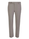 Pt Torino Straight Casual Pants In Grey