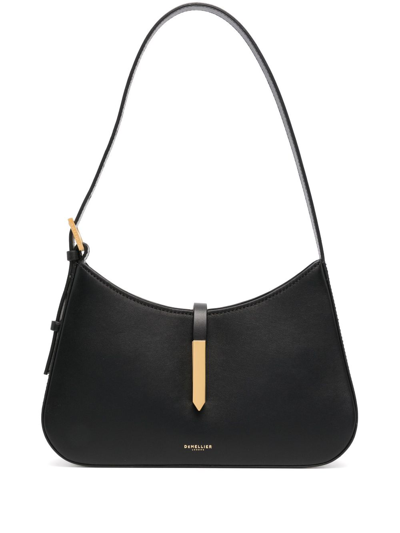 Demellier Black Tokyo Leather Shoulder Bag