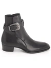 SAINT LAURENT LEATHER ANKLE BOOTS,2092a130-08e0-1917-59e6-00beee3b622b