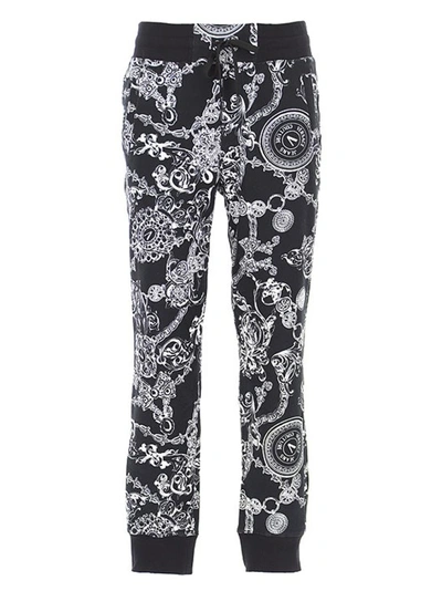 VERSACE JEANS COUTURE COTTON PRINTED PANTS,7ab4c67a-a7ee-6c72-5702-248808274182