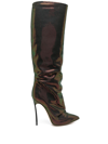 CASADEI BLADE AURORA BOREALE 130MM LEATHER BOOTS