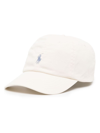 Polo Ralph Lauren Mens Classic Logo-embroidered Adjustable Cotton Cap Pale Cream In White