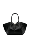 DEMELLIER THE NEW YORK CROC-EMBOSSED TOTE BAG