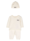 KENZO LOGO-EMBROIDERED KNITTED SET