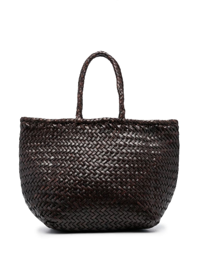 Dragon Diffusion Grace Basket Small Tote Bag In Brown