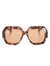 CHLOÉ GAYIA SQUARE-FRAME SUNGLASSES