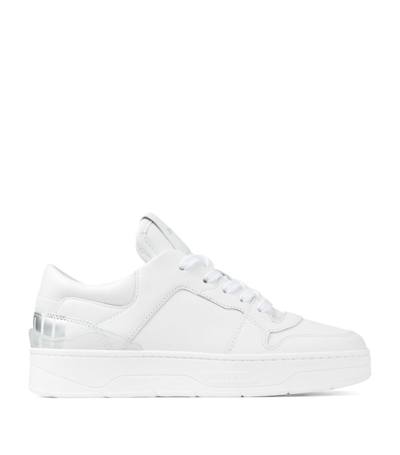 Jimmy Choo Florent Low-top Sneakers In White