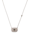 SHAY SHAY WHITE GOLD AND DIAMOND NEW MODERN NECKLACE