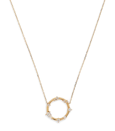 Persée Yellow Gold And Diamond Bridal Necklace