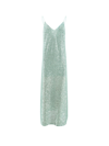 The Nina Studio Woman Midi Dress Light Green Size M Polyester In Green