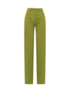 Del Core Cigarette Trousers In Bright Grass