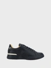 Philipp Plein Man Sneakers Black Size 11 Soft Leather In Black