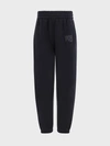 Alexander Wang Embossed Logo Pants In Black