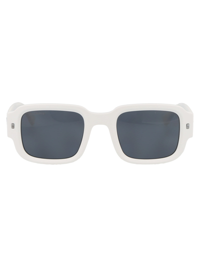 Dsquared2 Icon 0009/s Sunglasses In Vk6ir White