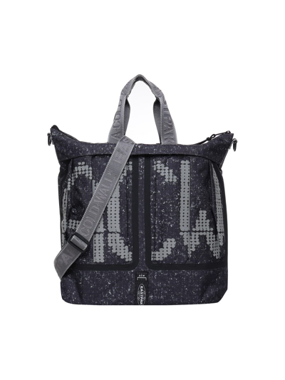 Eastpak Logo-print Tote Bag In Grey