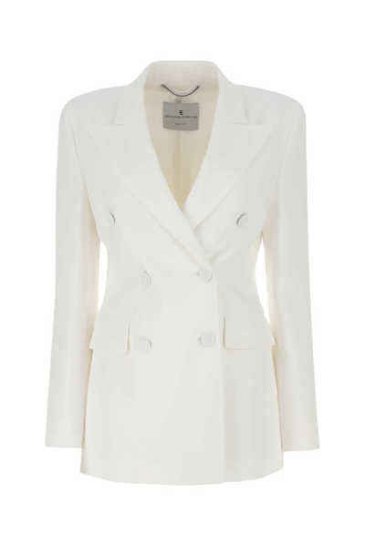 Ermanno Scervino Jackets And Vests In White.