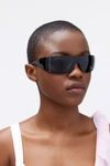 URBAN OUTFITTERS KENDRA SHIELD SUNGLASSES IN BLACK, WOMEN'S AT URBAN OUTFITTERS