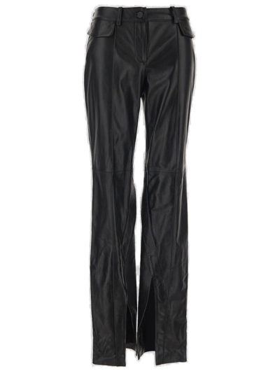 The Mannei Ventura Leather Pants In Black