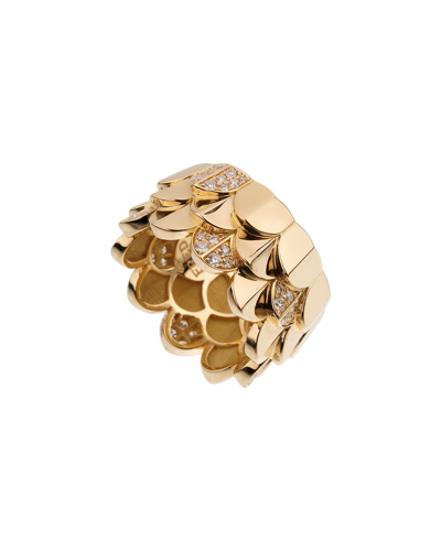 Heritage Fred Of Paris Fred Of Paris 18k 0.49 Ct. Tw. Diamond Triple Arc Ring (authentic )