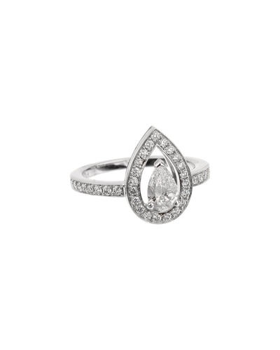 Heritage Fred Of Paris Fred Of Paris Platinum 0.86 Ct. Tw. Diamond Lovelight Ring (authentic Pre- Owned)