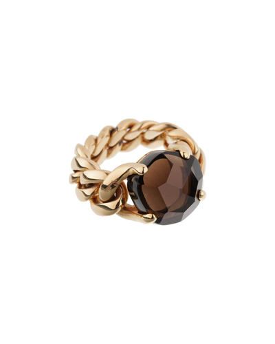 Heritage Pomellato Pomellato 18k 4.00 Ct. Tw. Smoky Quartz Ring (authentic )