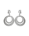 Pre-owned Heritage Graff Graff 18k 17.80 Ct. Tw. Diamond Double Hoops (authentic )
