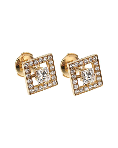 Heritage Boucheron Boucheron 18k 1.53 Ct. Tw. Diamond Studs (authentic )