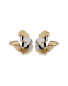Heritage Pomellato Pomellato 18k Two-tone Wave Clip-on Earrings (authentic )