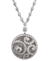 Heritage Graff Graff 18k 10.81 Ct. Tw. Diamond Magnificent Pendant Drop Necklace (authentic )