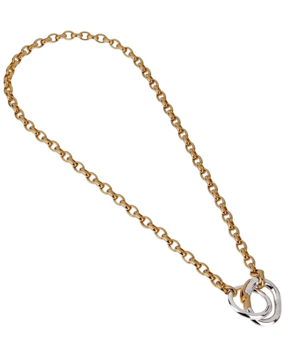 Heritage Pomellato Pomellato 18k Two-tone Chain Link Necklace (authentic )