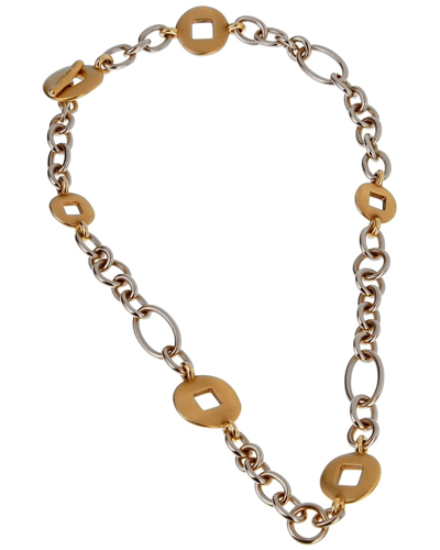 Heritage Pomellato Pomellato 18k Two-tone Heavy Link Necklace (authentic )