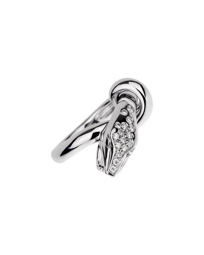 Heritage Boucheron Boucheron 18k 0.30 Ct. Tw. Diamond Kaa Snake Ring (authentic )