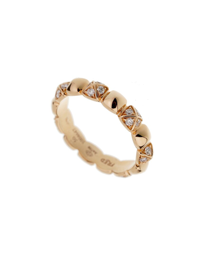 Heritage Fred Of Paris Fred Of Paris 18k 0.34 Ct. Tw. Diamond Pyramid Ring (authentic )