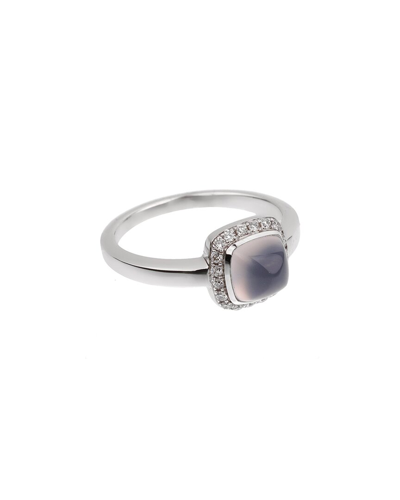 Heritage Fred Of Paris Fred Of Paris 18k 0.15 Ct. Tw. Diamond Sugar Cube Ring (authentic )