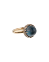 Heritage Pomellato Pomellato 18k 8.25 Ct. Tw. Diamond & Blue Topaz Cocktail Ring (authentic Pre- Owned)
