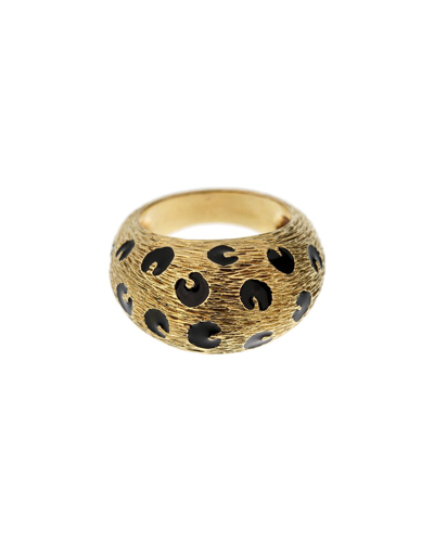 Heritage Fred Of Paris Fred Of Paris 18k Leopard Cocktail Ring (authentic )