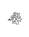 Heritage Boucheron Boucheron 18k 1.55 Ct. Tw. Diamond Large Flower Cocktail Ring (authentic Pre- Owned)