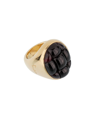 Heritage Pomellato Pomellato 18k 24.00 Ct. Tw. Garnet Cocktail Ring (authentic )
