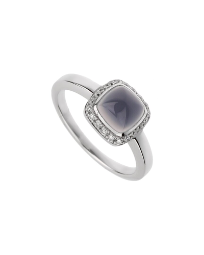 Heritage Fred Of Paris Fred Of Paris 18k 0.15 Ct. Tw. Diamond Sugar Cube Ring (authentic )