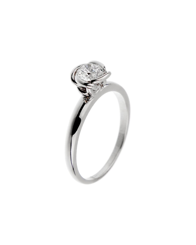 Heritage Fred Of Paris Fred Of Paris Platinum 0.50 Ct. Tw. Diamond Fleur Celeste Ring (authentic Pre- Owned)