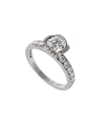 Heritage Fred Of Paris Fred Of Paris Platinum 1.25 Ct. Tw. Diamond Ring (authentic )