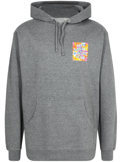 Anti Social Social Club What A Trip/no Vacation Hoodie In Grey