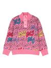 MARC JACOBS INTARSIA-KNIT LOGO PULLOVER