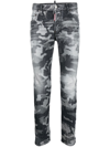 DSQUARED2 CAMOUFLAGE-PRINT BOOTCUT JEANS