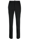 DSQUARED2 LOGO-PLAQUE CROPPED TROUSERS