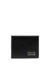 VERSACE JEANS COUTURE LOGO-PLAQUE LEATHER WALLET