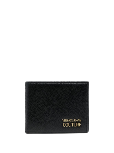 Versace Jeans Couture Wallet With Logo In Black